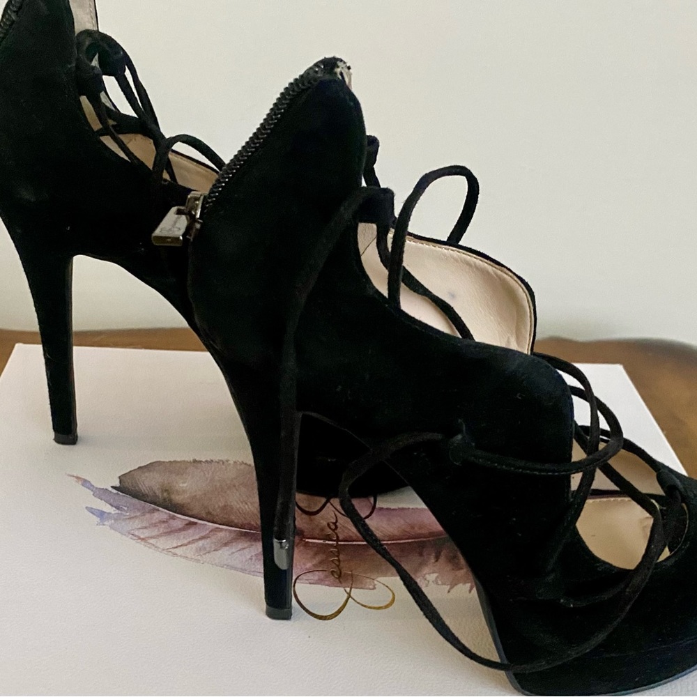 Jessica Simpson Statement-Maker Gladiator, Black … - image 3